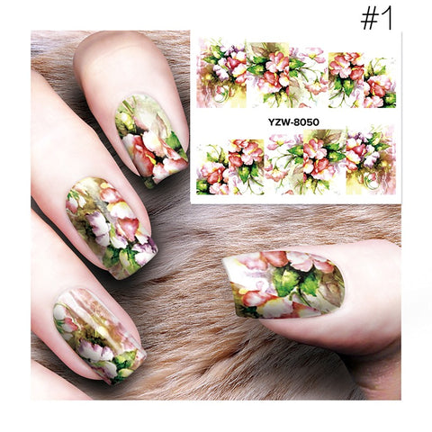 Chic 3D Nail Art Water Decals